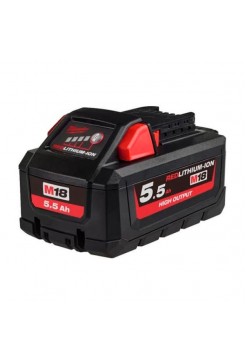 Аккумулятор M18 HB5.5 (Li-ion, 18 В, 5.5 Ач) Milwaukee 4932464712