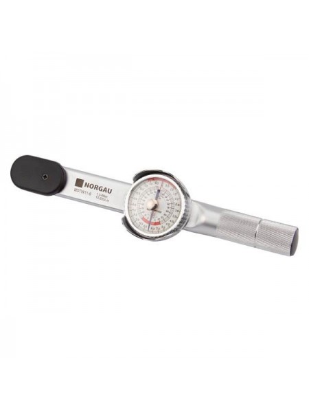 Динамометрический ключ NORGAU стрелочный 1/4", 1,2-6,0 Нм, 051117003