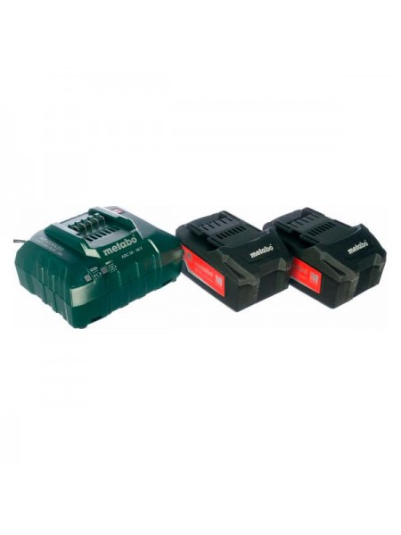 Аккумуляторы 2 шт. (4 А*ч; 18 В; Li-Ion) и ЗУ ASC 30-36 Basic-Set Metabo 685050000