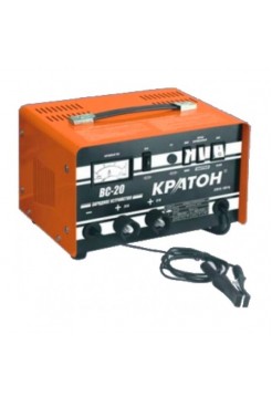 Зарядное устройство для аккумулятора BC-20 (220В, 290/520W, 12/24V) Кратон 3 06 01 005