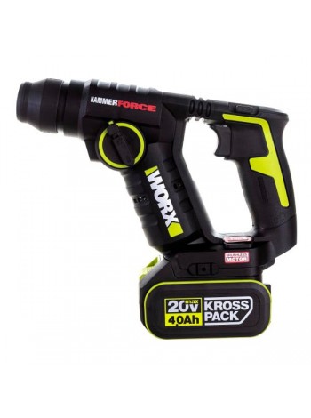 Аккумуляторный перфоратор WORX Professional WU380S
