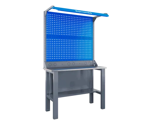 Слесарный стол, бестумбовый SLF 121.11.3-2FR