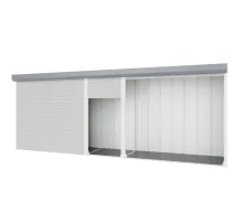 Шкаф роллетный RCAB STG 1500х6150х600 (две рольставни шириной 2150мм,одна рольставня шириной 1850мм)