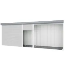 Шкаф роллетный RCAB STG 1500х5850х1200 (две рольставни шириной 2150мм,одна рольставня шириной 1550мм